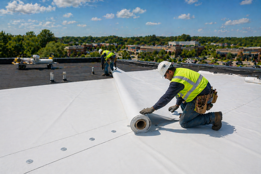 Commercial roof Installation in Atlanta GA