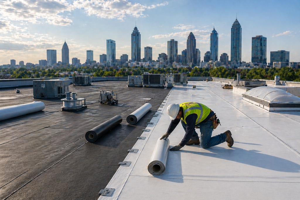 commercial roof replacement in Atlanta GA